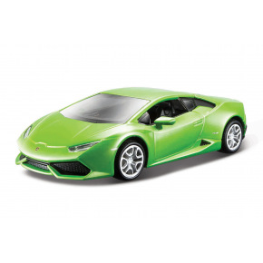 Bburago - Auta HOBBY, Lamborghini Huracan Coupé, zelená perleť, 1:32