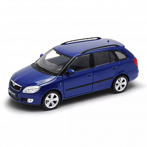 Rappa Welly auto 1:24 ŠKODA FABIA COMBI II 2009 modrá Rappa Welly auto 1:24 ŠKODA FABIA COMBI II 2009 modrá
