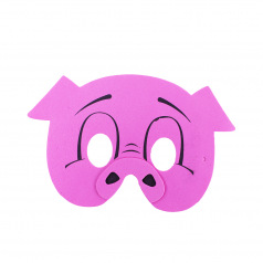 Rappa maska zvířátko 4 druhy, 2ks