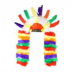 Rappa Indiánská barevná čelenka