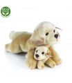 Rappa Plyšový labrador s miminkem ležící 25 cm ECO-FRIENDLY