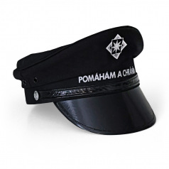 Rappa Policejní čepice pro dospělé, 59 cm