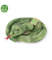 Rappa Plyšový had zelený 90 cm ECO-FRIENDLY