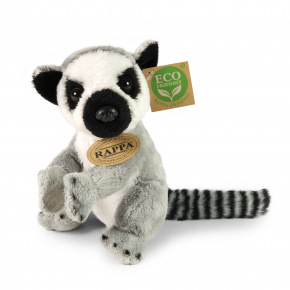 Rappa Plyšový lemur sedící 15 cm ECO-FRIENDLY