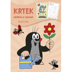 Rappa omalovánka A5 Krtek obtáhni a vykresli