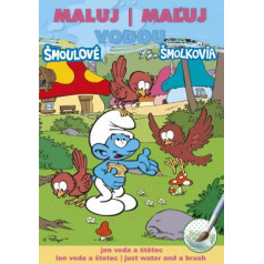 Rappa Omalovánka A5 Maluj vodou Šmoulové