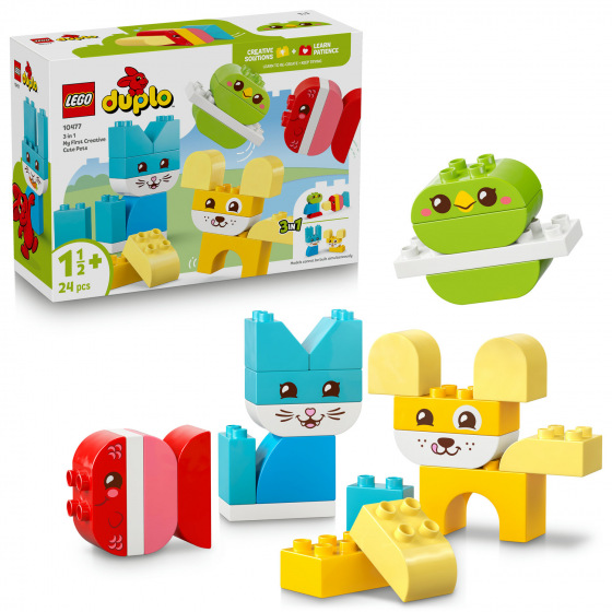 LEGO® DUPLO 10477 Roztomilí kreativní mazlíčci