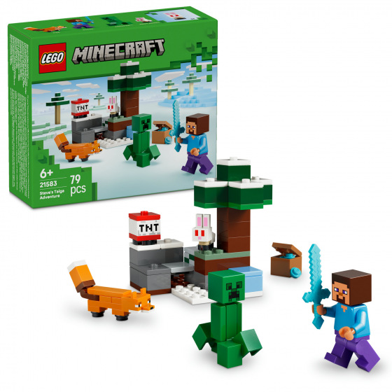 LEGO® Minecraft 21583 Steve a dobrodružství v tajze