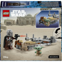 LEGO® Star Wars™ 75436 Mandalorian a Grogu a spídrová motorka