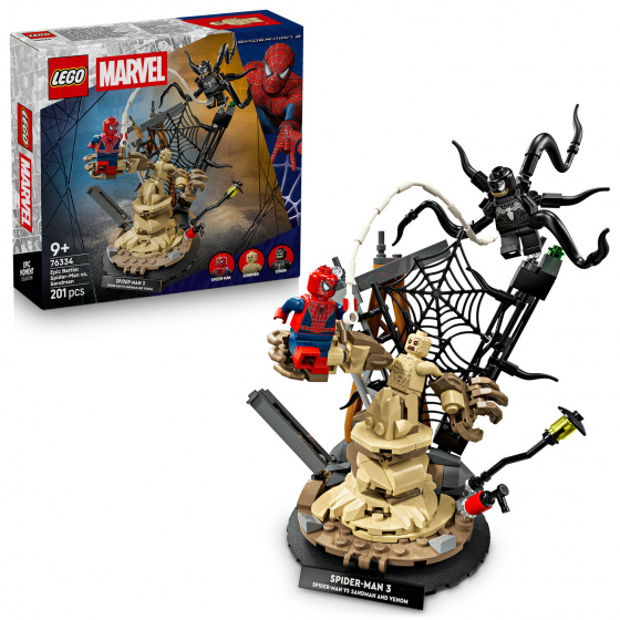 LEGO® Super Heroes 76334 Epický souboj: Spider-Man vs. Sandman