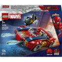 LEGO® Super Heroes 76336 Spider-Man a auto vs. venomizovaný Wolverine