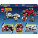LEGO® Sonic the Hedgehog™ 77118 Silver a jeho auto vs. Knuckles a jeho monster truck