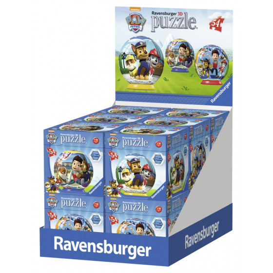 Ravensburger puzzle Tlapková Patrol - 3D, 54 dílků