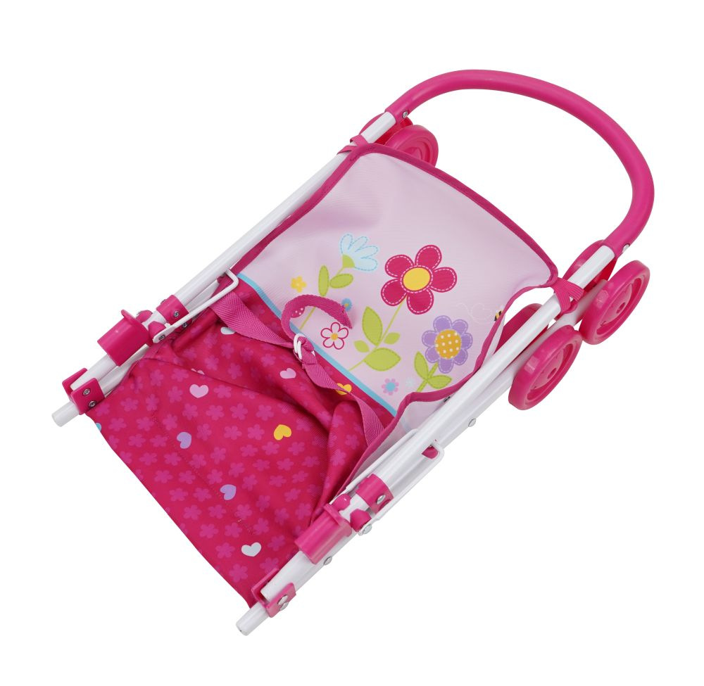 Five O Nine Crew 3-teiliges Spielset, Kinderwagen, Stuhl und Bettchen -  Blumen - toysshop.cz