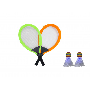 SPORTO Badminton se svítícím košíčkem