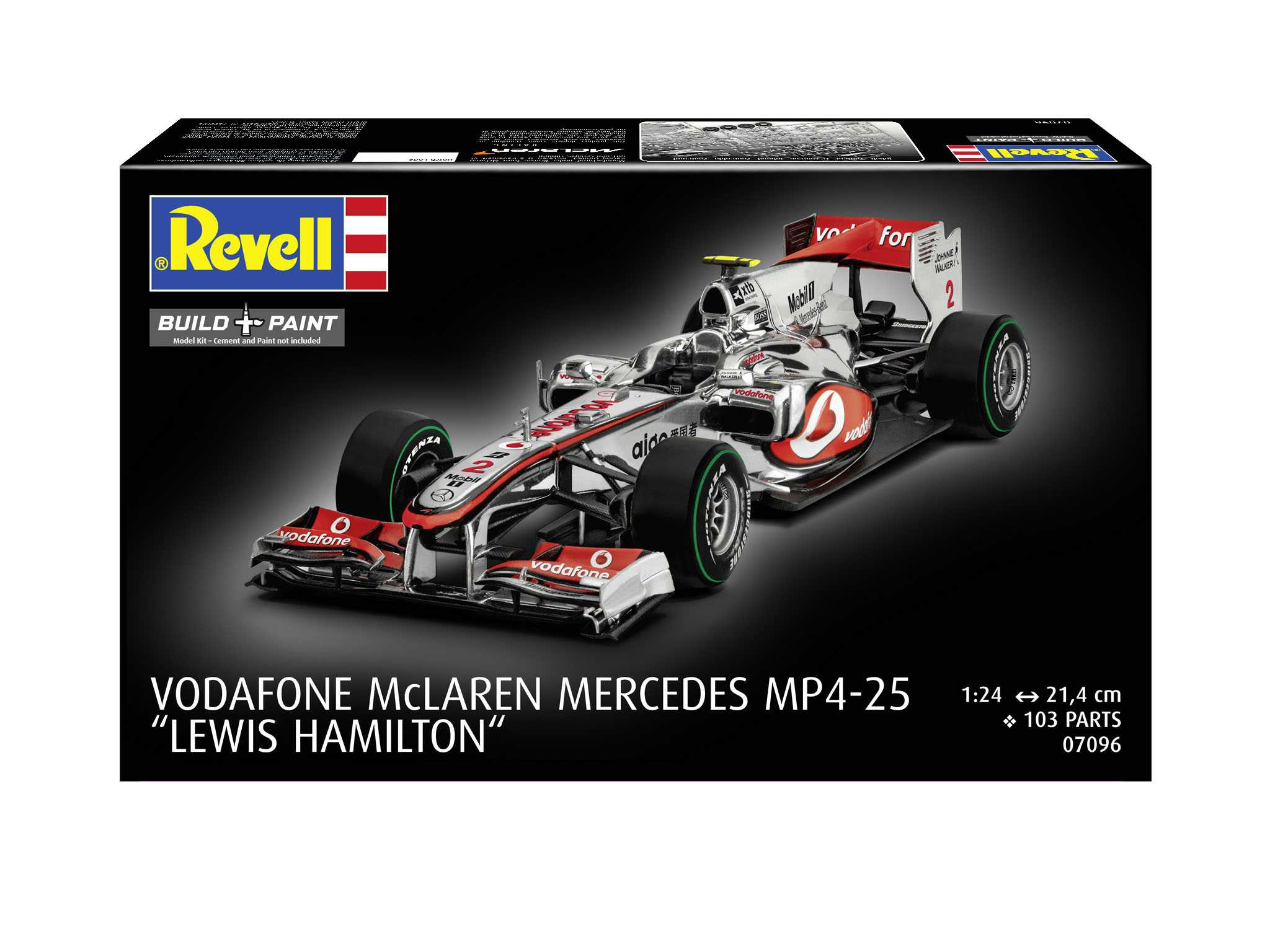 Revell 67096 - Model set Vodafone McLaren Mercedes MP4-25 L. Hamilton 1/24 Revell 67096 - Model set Vodafone McLaren Mercedes MP4-25 L. Hamilton 1/24