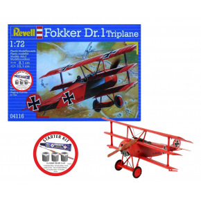 Starter Kit letadlo 74116 - Fokker DR.1 Triplane (1:72)