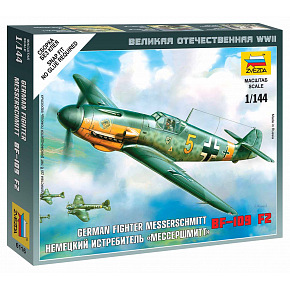 Zvezda Wargames (WWII) letadlo 6116 - Messerschmitt Bf 109F-2 (1:144) Zvezda Wargames (WWII) letadlo 6116 - Messerschmitt Bf 109F-2 (1:144)