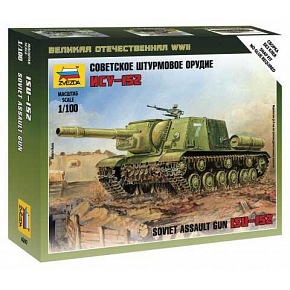 Zvezda Wargames (WWII) military 6207 - Siviet assault gun ISU-152 (1:100) Zvezda Wargames (WWII) military 6207 - Siviet assault gun ISU-152 (1:100)