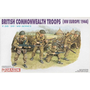 Dragon Model Kit figurky 6055 - BRITISH COMMONWEALTH TROOPS (NW EUROPE 1944) (1:35)