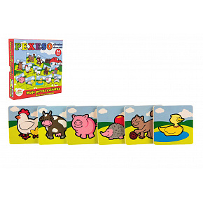 Teddies Pexeso Moje pierwsze drewniane zwierzątka 24 sztuki dla najmłodszych w pudełku 19,5x19,5x3,5cm 12m+ Teddies Pexeso Moje pierwsze drewniane zwierzątka 24 sztuki dla najmłodszych w pudełku 19,5x19,5x3,5cm 12m+