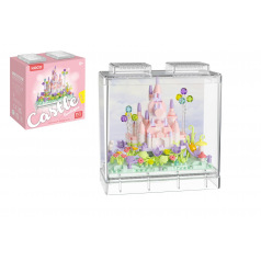 KOCO Stavebnice mini KOCO Letní hrad plast 412ks v krabičce 11x12x5cm