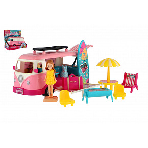 Teddies Auto obytné s doplňky v krabici Teddies Auto obytné s doplňky v krabici