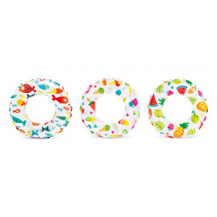 Intex Kruh nafukovací prům. 61cm 3 druhy v sáčku 6-10 let