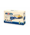 SEVA Stavebnice Monti System MS 58.3 Helitransport MI-2 Mercedes Actros L 1:48 v krabici 31,5x21x8cm