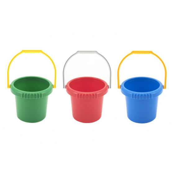 LORI Plastikeimer Durchmesser 16cm Höhe 14cm 4 Farben 12m+