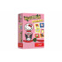 Domino papírové Hello Kitty 28 kartiček společenská hra v krabici 10x15x4cm