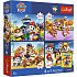 Trefl Puzzle Premium 4v1 Paw Patrol 4x88 dílků 28,5x20,5cm v krabici 28x28x6cm