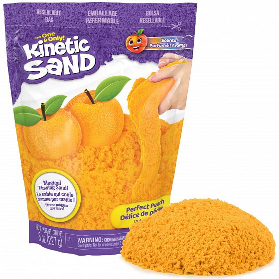 Spin Master KINETIC SAND ZESTAW Z OWOCOWYMI ZAPACHAMI BRZOSKWINIA