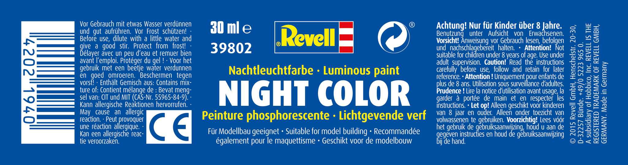 REVELL, Vernice fosforescente 30ml, , REV39802