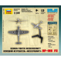 Zvezda Wargames (WWII) letadlo 6116 - Messerschmitt Bf 109F-2 (1:144)