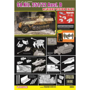 Dragon Model Kit military 6994 - Sd.Kfz.251/22 w/NIGHT VISION FALKE (1:35)