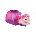 Teddies Jednorožec v přepravním boxu plyš/plast 14cm 2 barvy
