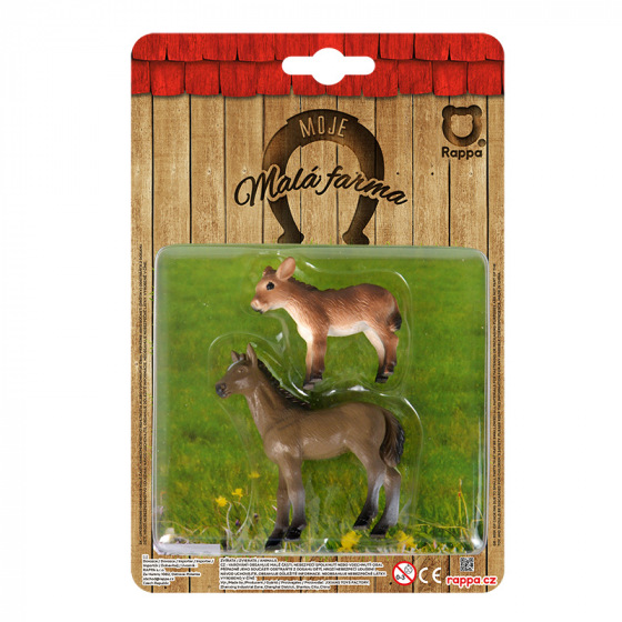 Rappa Tiere auf dem Bauernhof 2 in 1 - Pferde