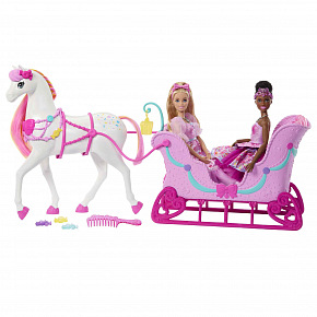 Mattel Barbie LOUSKÁČEK SANĚ S KONĚM