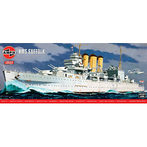 Airfix Classic Kit VINTAGE loď A03203V - HMS Suffolk (1:600) Airfix Classic Kit VINTAGE loď A03203V - HMS Suffolk (1:600)