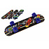 Teddies Skateboard drevěný 60cm 3 barvy ve fólii
