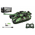 Teddies Tank RC 2,4GHz s dobíjecím packem se světlem se zvukem v krabici 37x18x16cm