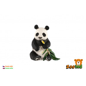ZOOted Panda duża zooted plastikowa 8cm w torbie