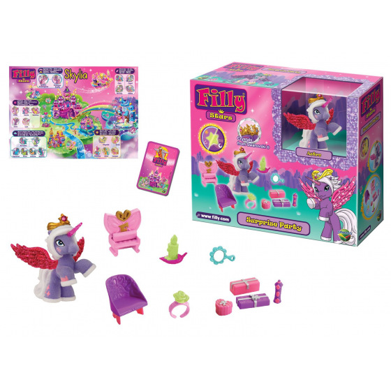 Filly Stars Glitter Set Plüsch 4 Arten