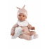 Rappa Llorens 74508 NEW BORN - realistische Babypuppe mit Geräuschen und Stoffkörper - 45 cm