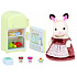 Sylvanian Families 2202 Nábytok "chocolate" králikov - mamka pri chladničke