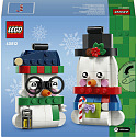 LEGO Iconic 40812 Ozdobní sněhuláci