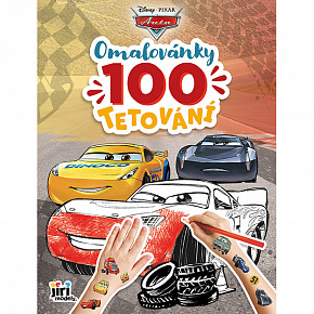 Jiri Models Omalovánky a 100 tetování CARS - Auta