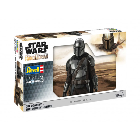 Revell Plastic ModelKit Star Wars 06784 - The Mandalorian: The Bounty Hunter (1:9)