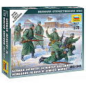Zvezda Wargames (WWII) figurky 6198 - German Infantry (Winter Uniform) (1:72)